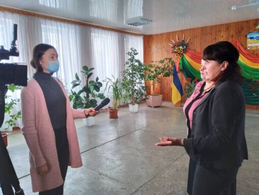 Розповіли тележурналістам – про розвиток освітнього процесу